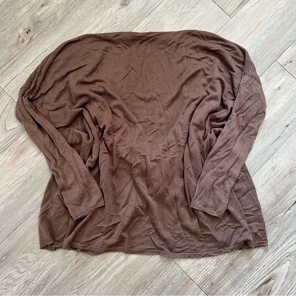 Aritzia Cove Brown Knit Cardigan - Picture 4 of 4